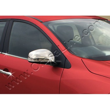 Накладки на зеркала (нерж.сталь) Renault Latitude (2011-) бренд – Omtec (Omsaline) главное фото